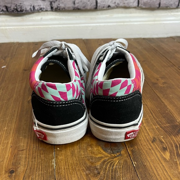 Vans Old Skool twist wrap checked sneakers Womens size 8 - Picture 4 of 8